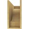 Ekena Millwork 9"W x 27"D x 18"H Classic Newport Rough Cedar Woodgrain TimberThane Corbel, Primed Tan CORUR09X27X18NEWRCPR - alternate 2